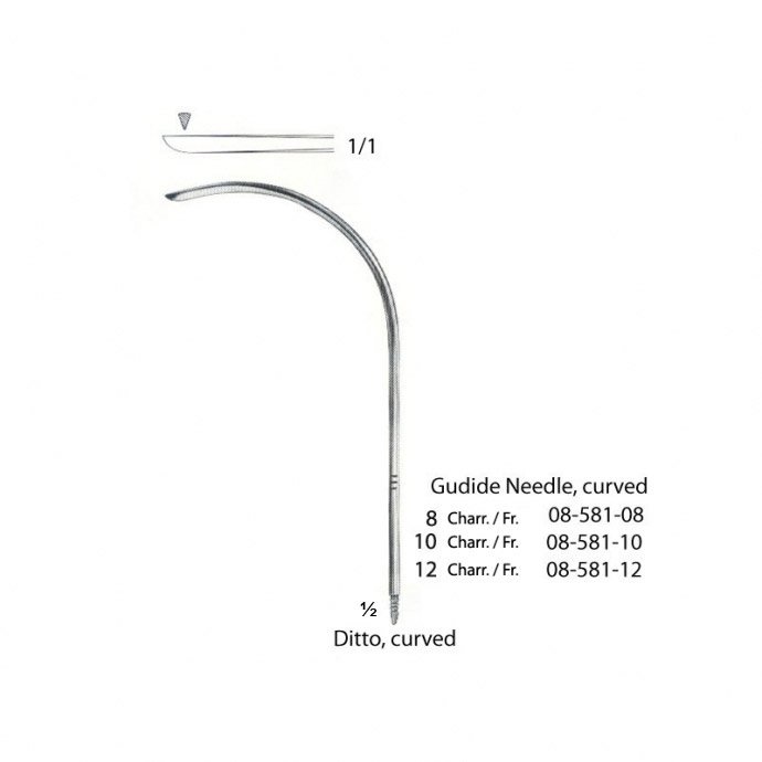 Guide Needle, ditto, curved