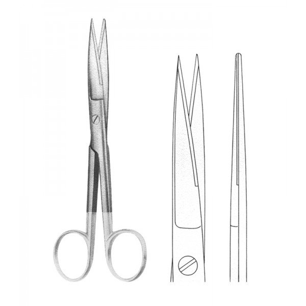 SCISSORS WITH TUNGSTEN CARBIDE INSERTS