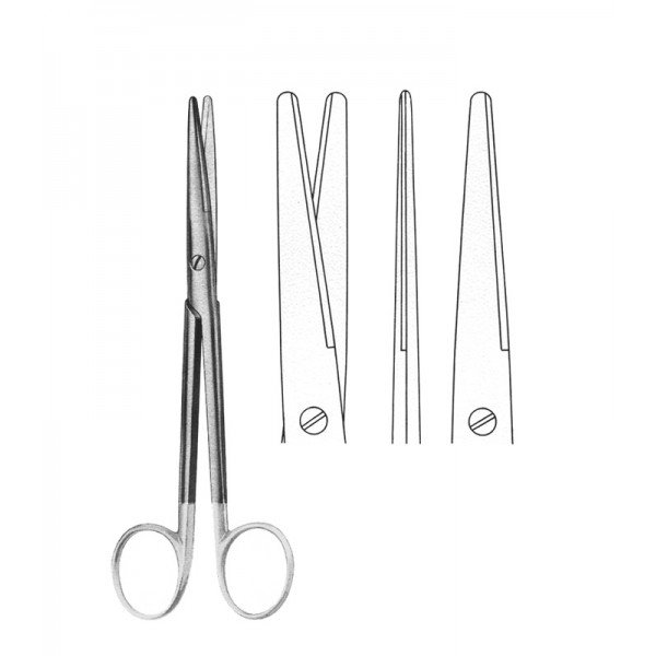 SCISSORS WITH TUNGSTEN CARBIDE INSERTS