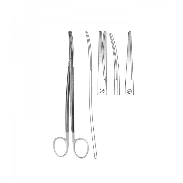 SCISSORS WITH TUNGSTEN CARBIDE INSERTS