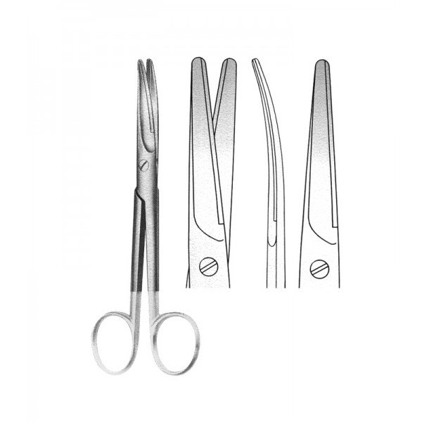 SCISSORS WITH TUNGSTEN CARBIDE INSERTS